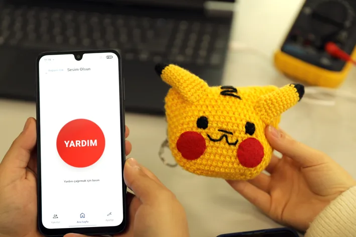 Anahtarlik seklinde acil yardim butonu 4 - Üniversite öğrencileri, kadınlar için anahtarlık şeklinde acil yardım butonu tasarladı