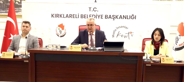 Belediye meclis kirklareli 2 - Kırklareli Belediye Meclisi toplantısı yapıldı