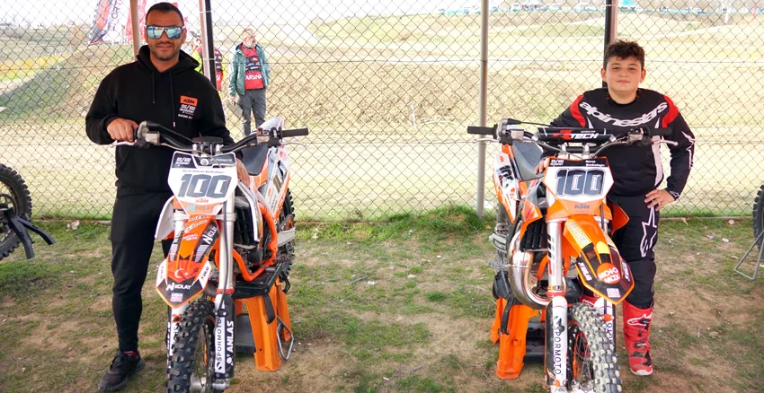 Şampiyon motosikletçi Berat Şenkalaycı babasının izinden gidiyor