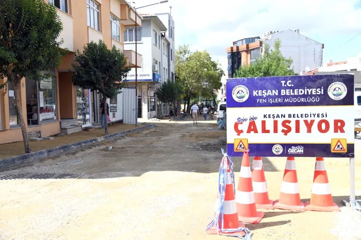 Fen isleri calismalar 3 - Keşan Belediyesi Fen İşleri Müdürlüğü, 2025 yılı çalışmalarıyla kent yaşamına katkı sağladı