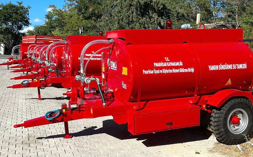 Kırklareli’nde bir muhtarın talebiyle 179 köye yangınlarla mücadele için su tankeri alındı