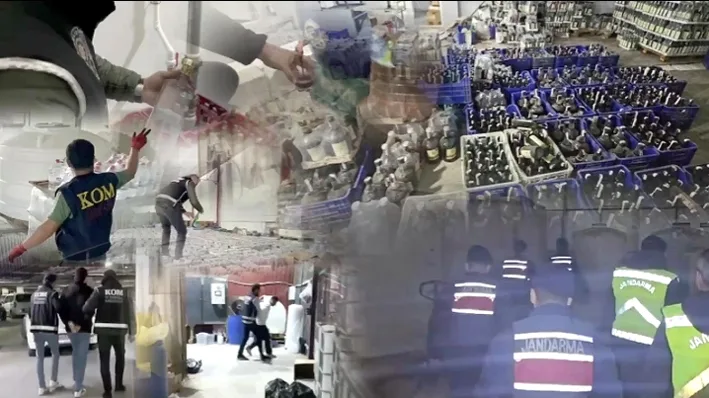 Yılbaşı öncesi Edirne dahil 81 ilde sahte alkol operasyonu