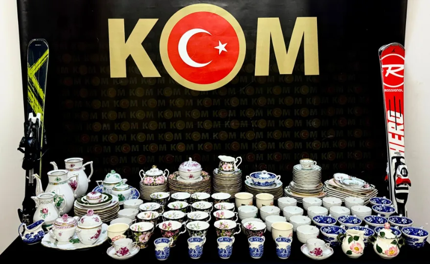 Edirne’de 128 parça porselen ele geçirildi