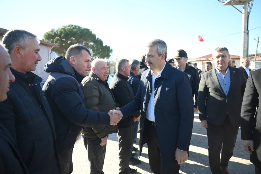 Vali Sezer Lalapaşa’da köy muhtarlarıyla bir araya geldi