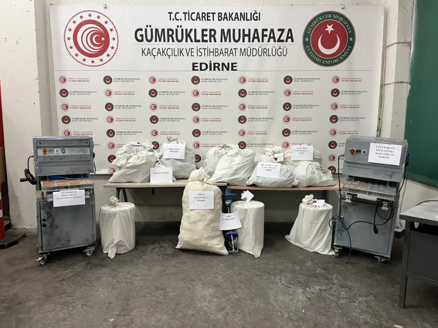 Edirne’de zehir tacirlerine büyük operasyon: 5 gözaltı