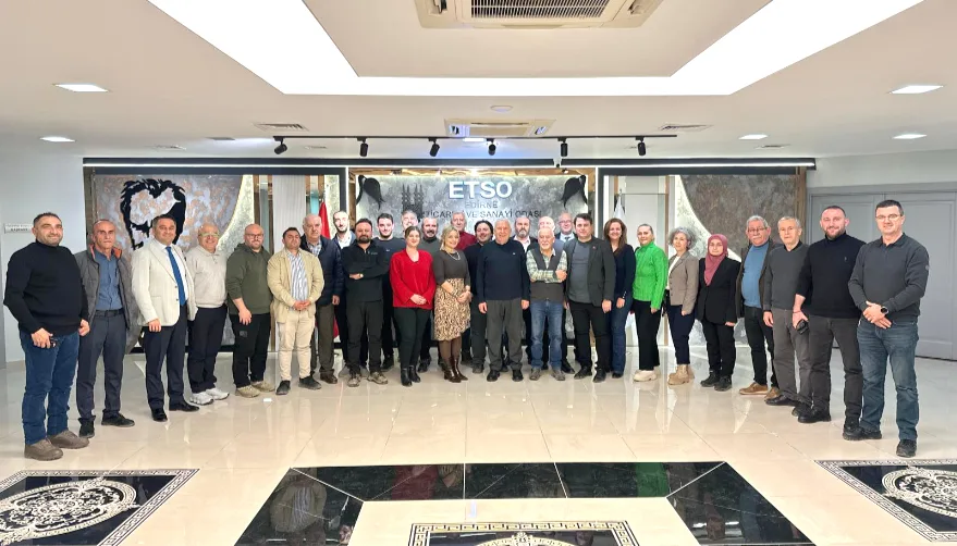 ETSO Başkanı Irmak ve meclis üyeleri basın mensuplarıyla buluştu