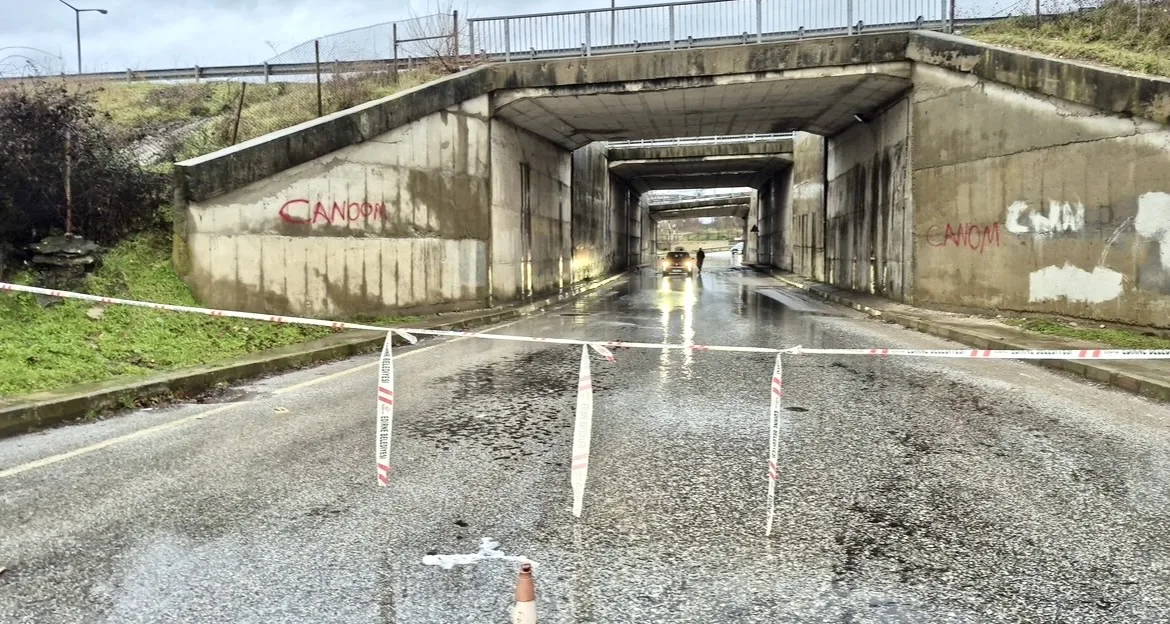 Edirne Otogarı alt geçidi trafiğe kapatıldı