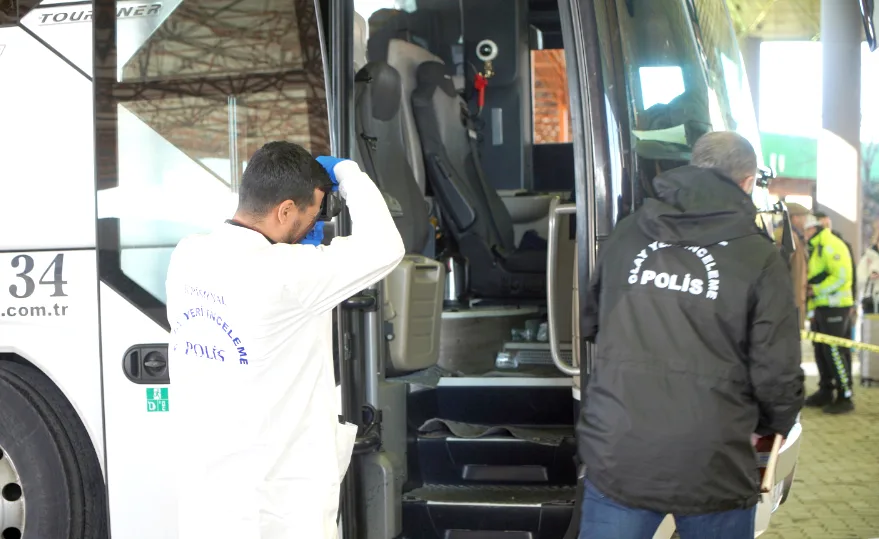 Otogar Kaza 3 - Edirne otogarında feci kaza: 1 kişi hayatını kaybetti
