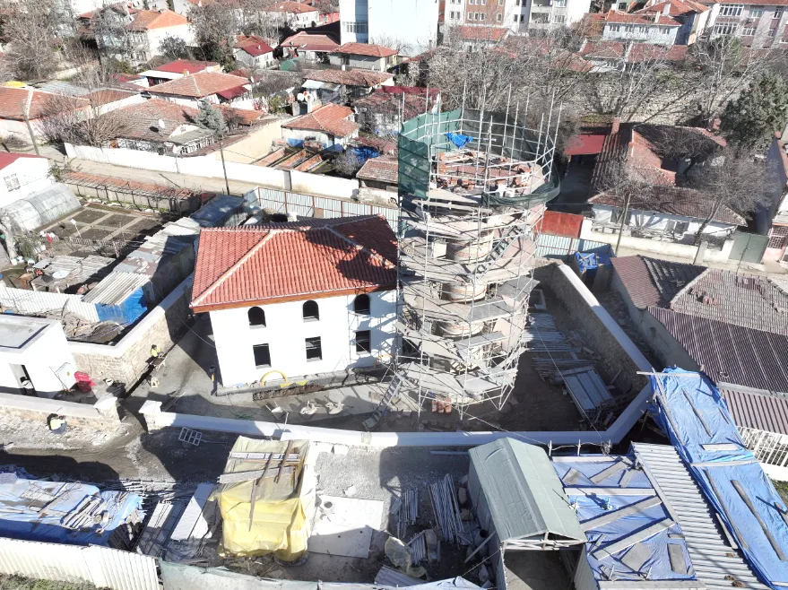Edirne’de Şeyh Şüceaddin Camisi’nin restorasyonunda sona gelindi