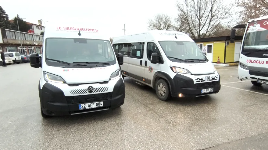 Süloğlu Belediyesi’ne iki yeni minibüs
