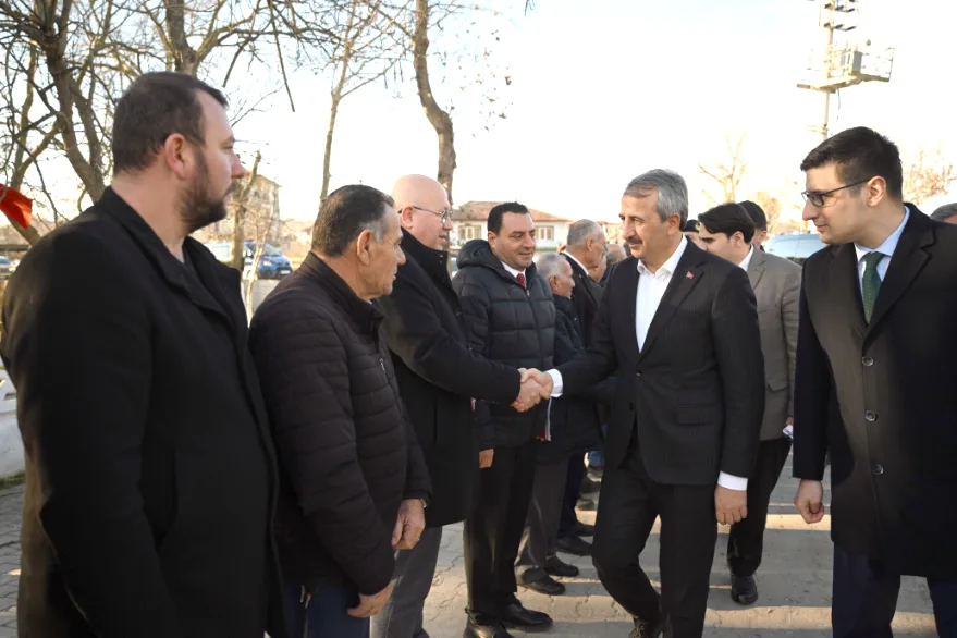 Vali Sezer Suloglu 1 - Vali Sezer, Süloğlu’nda köy muhtarlarıyla bir araya geldi