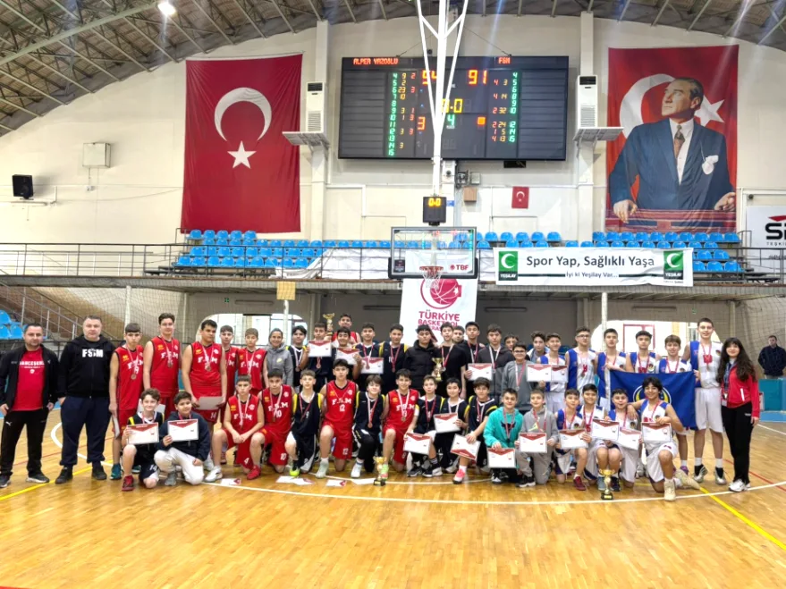 Edirne’de Basketbol Yıldız Erkekler’de şampiyon belli oldu