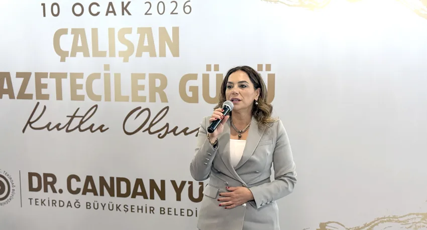 Tekirdağ Büyükşehir Belediye Başkanı Yüceer basın mensuplarıyla bir araya geldi