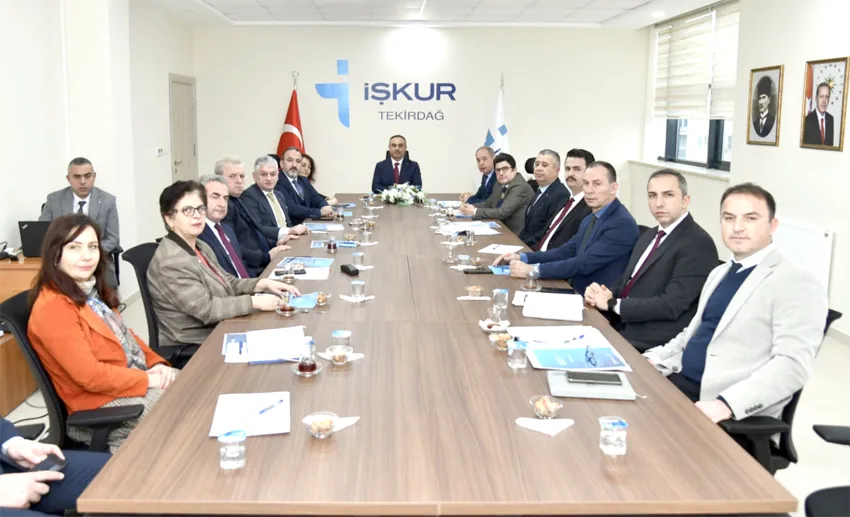 Tekirdağ’da İl İstihdam ve Mesleki Eğitim Kurulu Toplantısı yapıldı