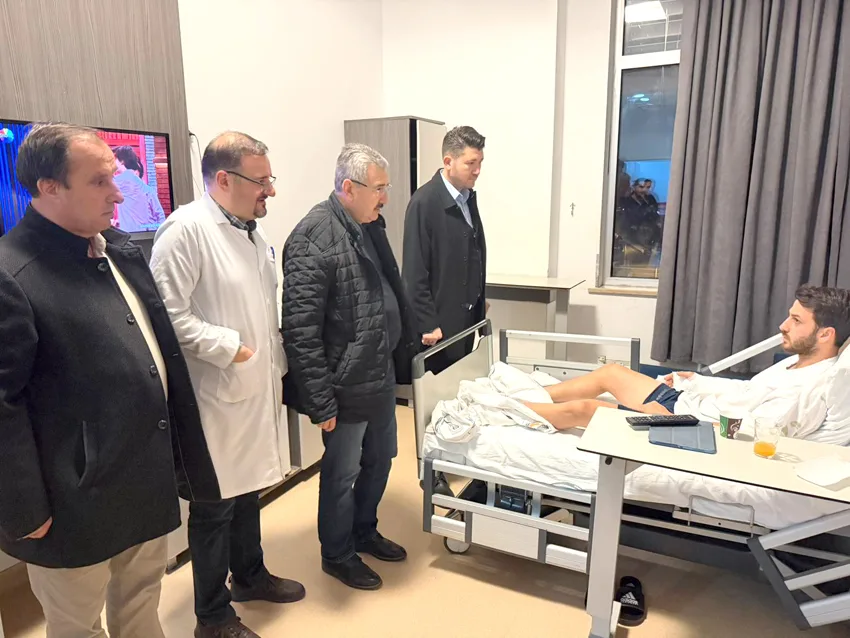 Tekirdağ NKÜ Rektörü Şahin yeni yıl ziyaretlerinde bulundu