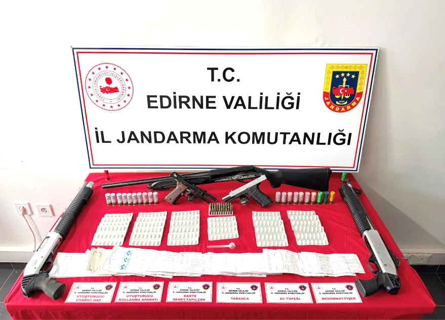Edirne’de tefecilik operasyonunda 4 zanlı tutuklandı