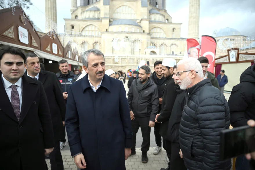 Edirne’de kurulan “Ramazan Sokağı”na yoğun ilgi