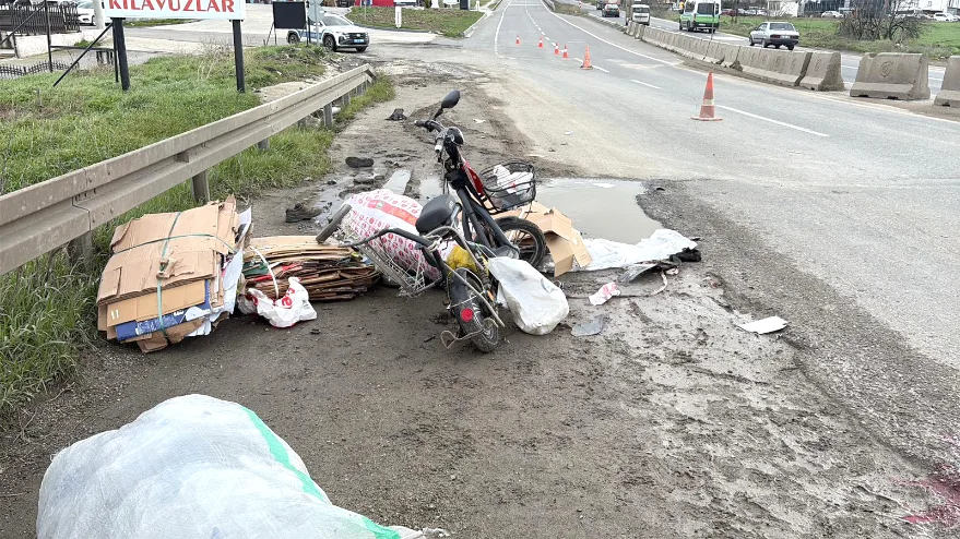 Tekirdağ’daki kazada elektrikli bisiklet sürücüsü hayatını kaybetti