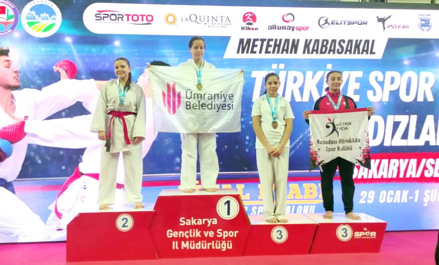 Edirneli sporcu Buğlem Enç’ten Türkiye ikinciliği