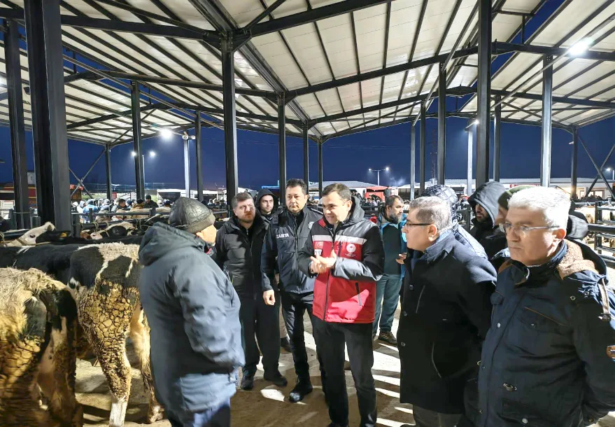 Havsa Canlı Hayvan Pazarında denetim