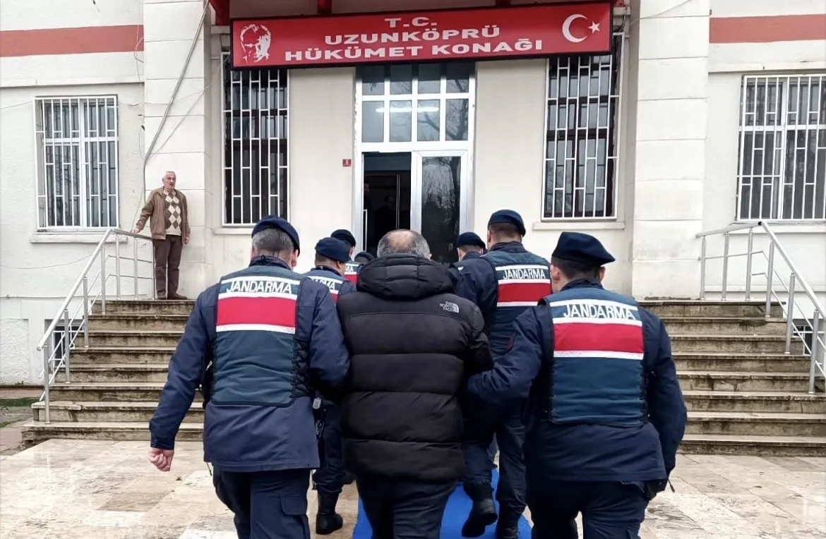 Edirne’de tefecilik operasyonunda yakalanan 2 zanlı tutuklandı
