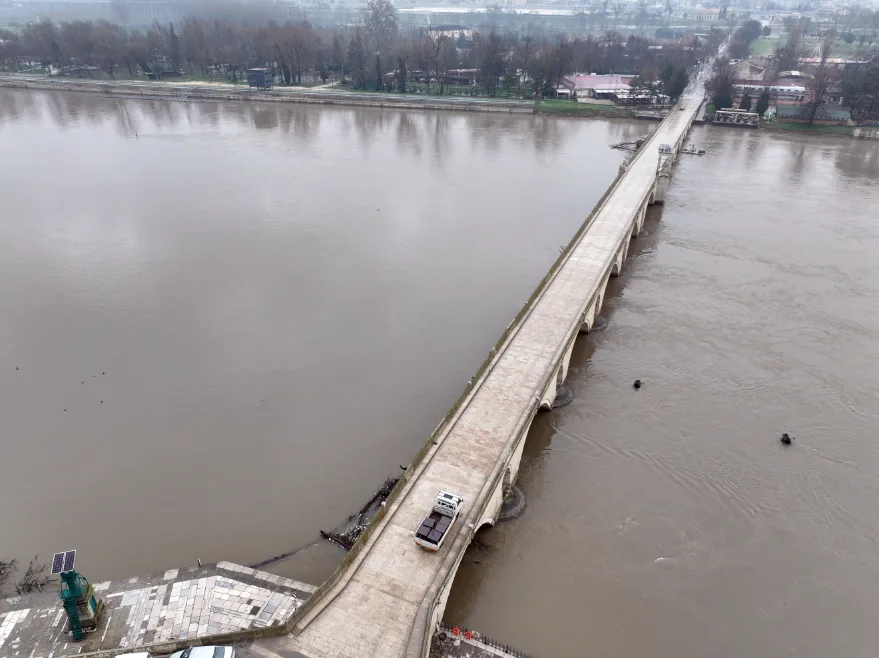 Meriç Nehri’nin debisi yine artışa geçti