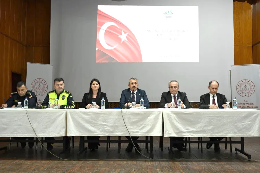 Edirne’de okul güvenliği masaya yatırıldı