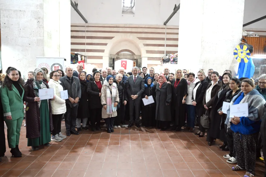 SODAM kursiyerleri 3 - Edirne’de SODAM kursiyerlerinin el emekleri sergilendi