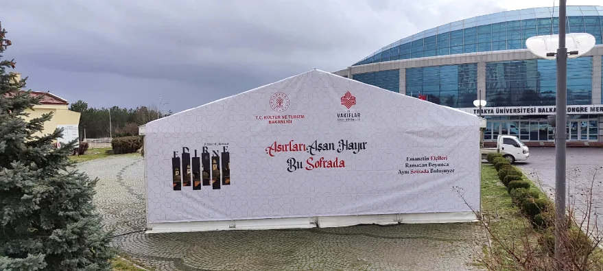 Vakıflardan TÜ kampüsüne 500 kişilik iftar çadırı
