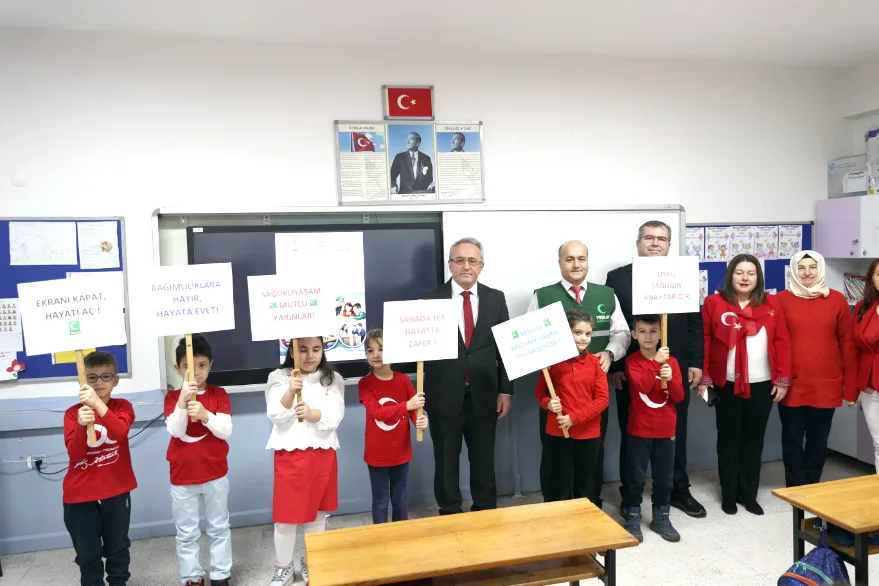 Edirne’de öğrencilere Yeşilay Sağlıklı Yaşam Ligi tanıtıldı