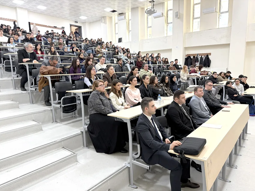Tekirdağ’da üniversite öğrencilerine IBAN paylaşımının riskleri anlatıldı