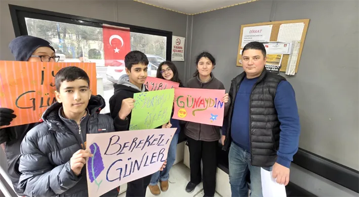 Komsuluk kulturuu 2 - Tekirdağ’da öğrenciler esnafla komşuluk kültürünü yaşatıyor