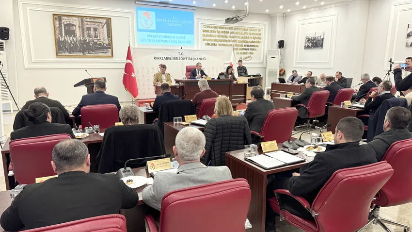 Kırklareli Belediye Meclisi toplantısı yapıldı