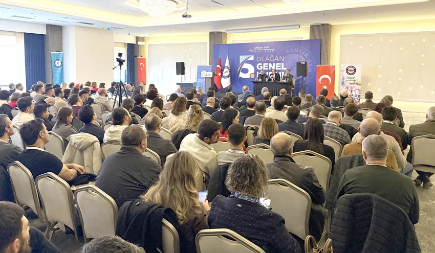 Sağlık-Sen Tekirdağ Şube Başkanlığına yeniden Hüseyin Avni Yeniay seçildi