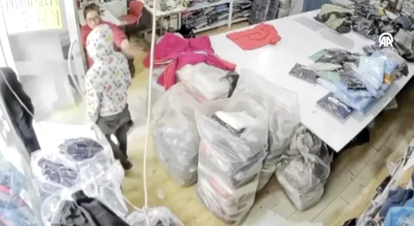 Tekirdağ’da kadın terzi, gaspçıları tokat atarak dışarı çıkardı