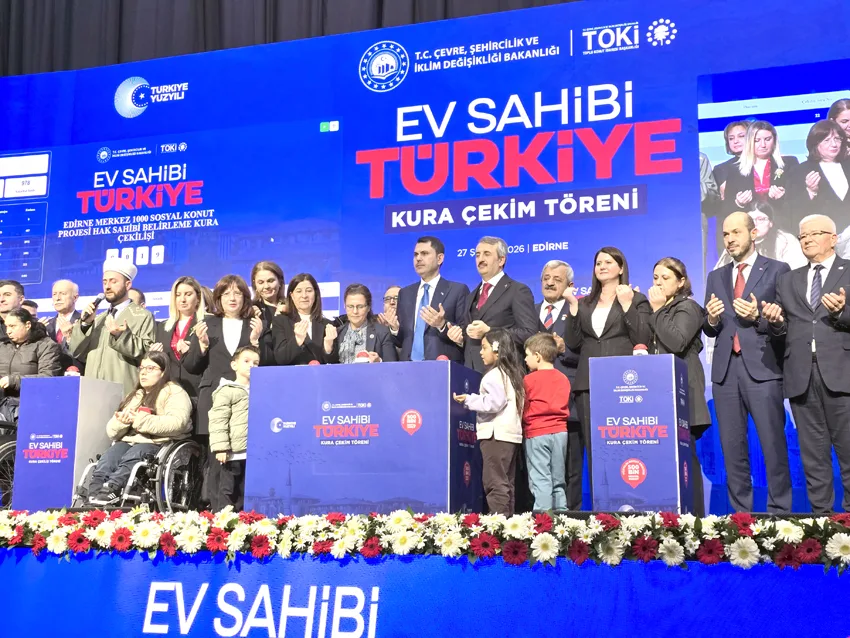 Edirne’de binlerce aileyi sevindiren kura