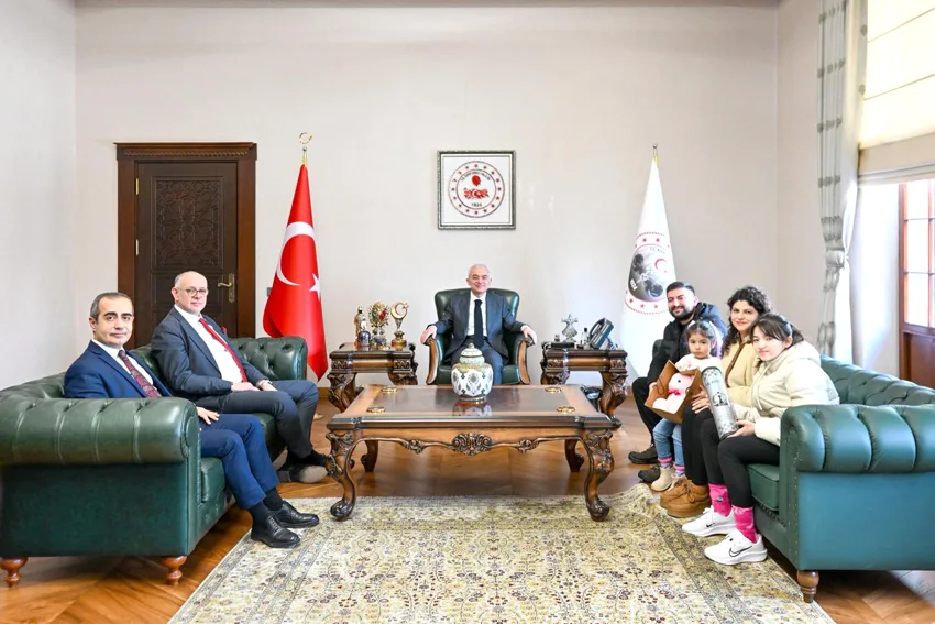Kırklareli Valisi Turan, başarılı sporcuyla bir araya geldi