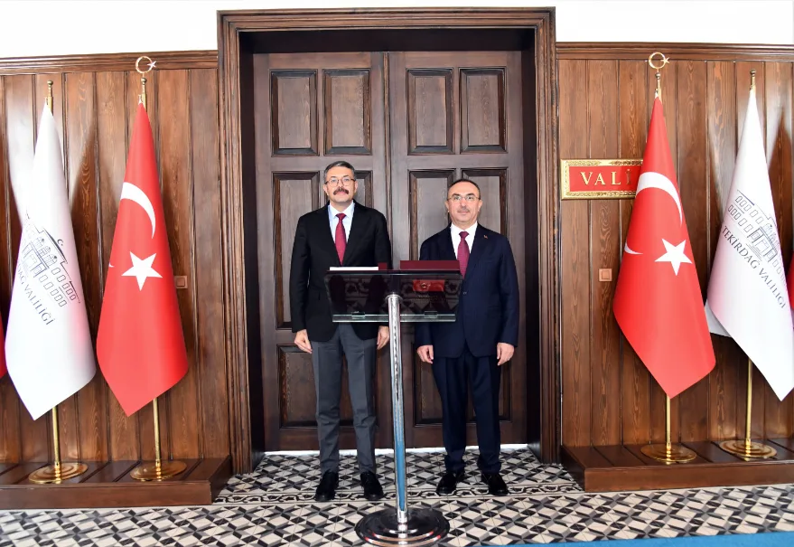 İçişleri Bakan Yardımcısı Çelik, Tekirdağ Valiliğini ziyaret etti
