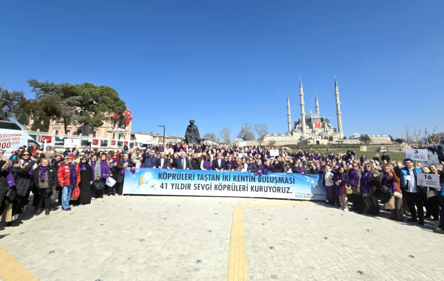 Büyükçekmeceli kadınlar 41. kez Edirne’de