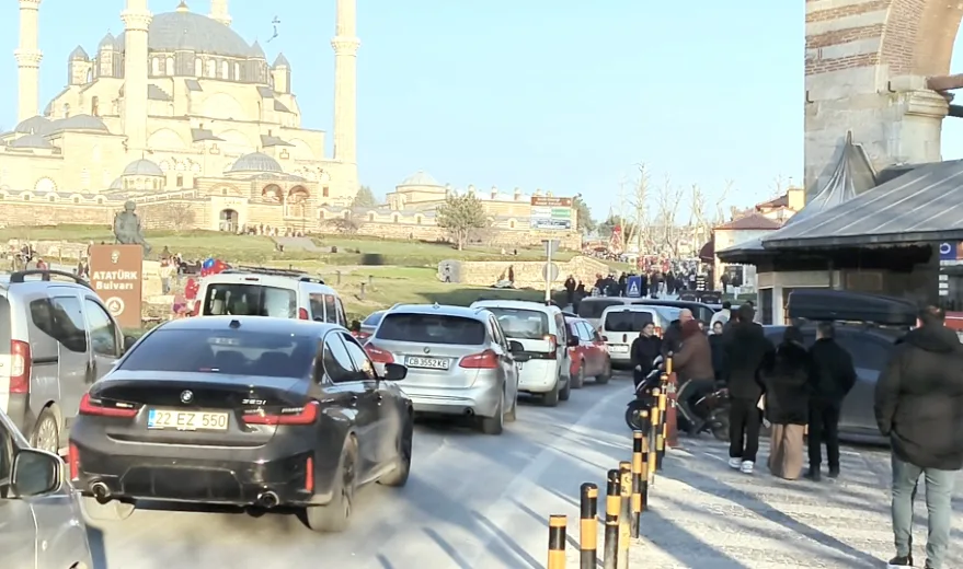 Edirne’de turist akını yaşanıyor