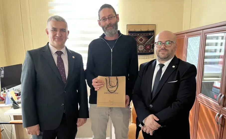 Trakya Üniversitesinden gazetemize bayram ziyareti
