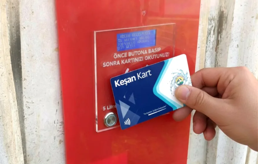 Keşan’da hayır çeşmelerinde kartlı sisteme geçiş tamamlandı