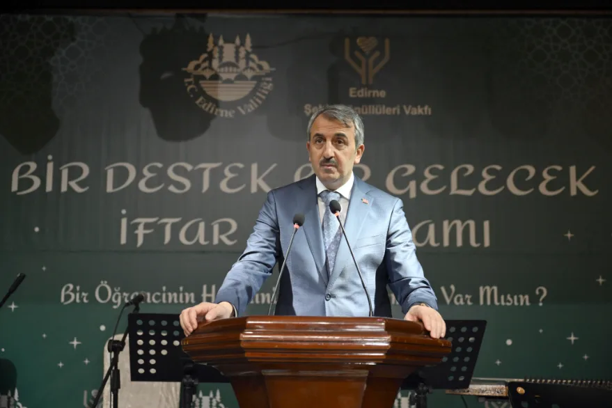 Edirne’de öğrencilere burs için “Bir Destek Bir Gelecek” iftarı