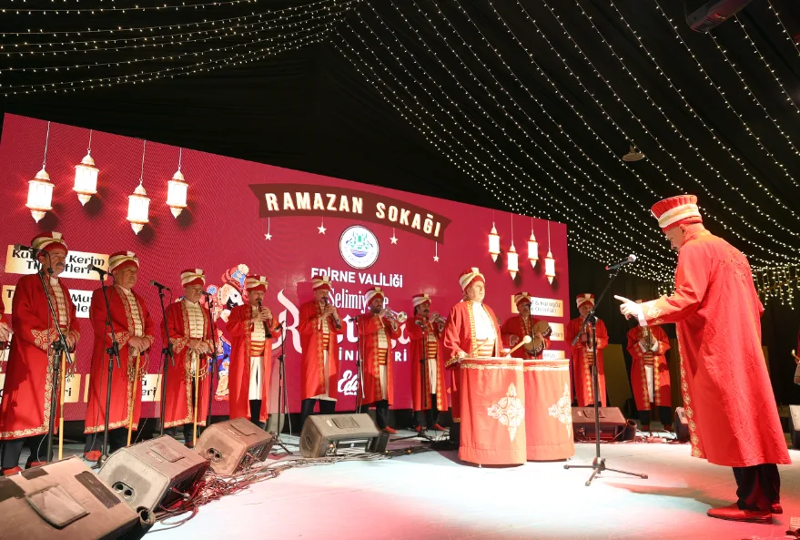 Edirne’de “Ramazan Vakti Mehter Ahengi” konseri verildi