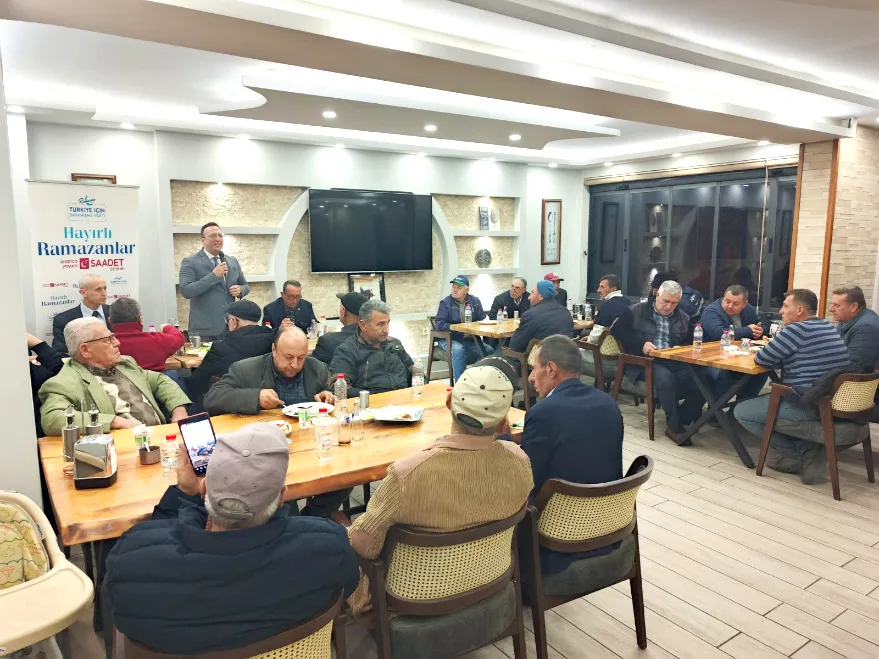 Saadet Partisi Meriç’te iftar sofrasında buluştu