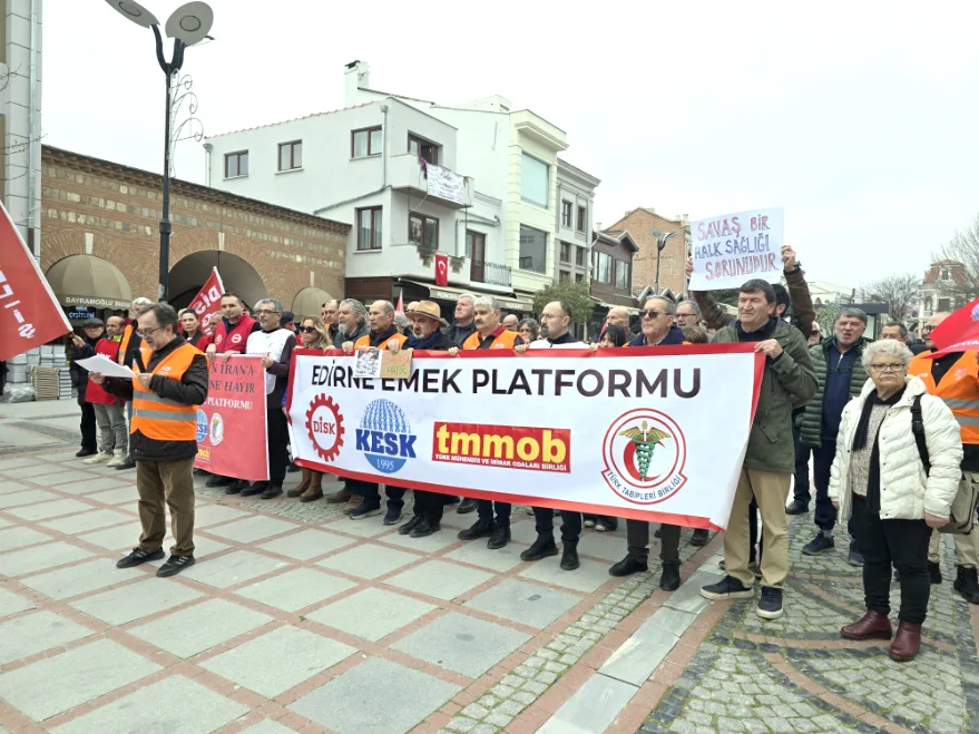 Edirne’den savaşa karşı ortak ses
