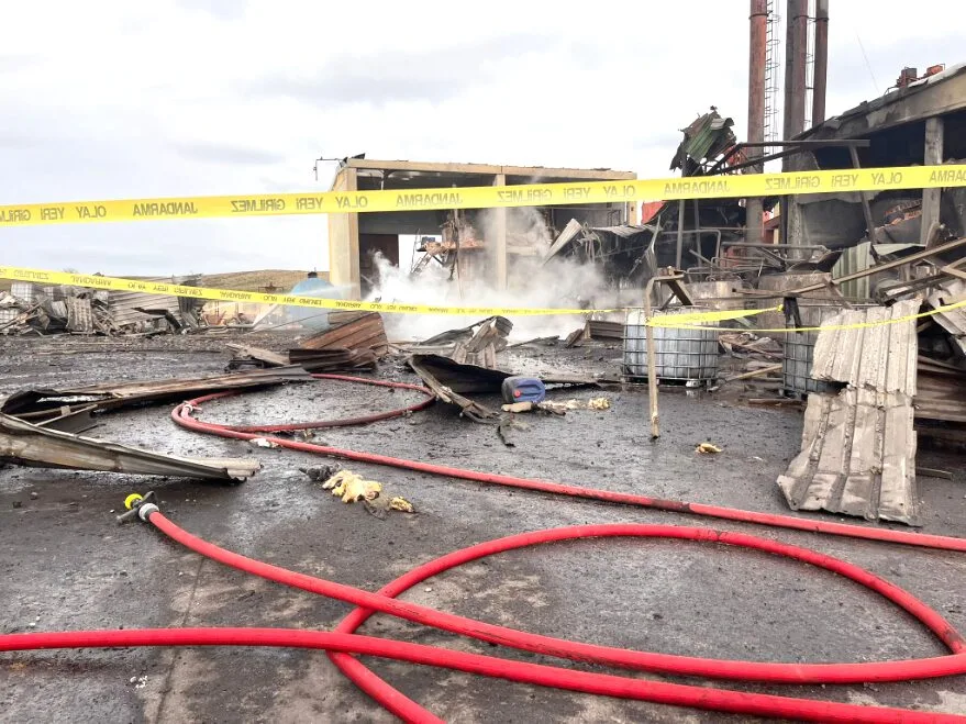 Tekirdağ’da yağ fabrikasındaki patlamada 1 işçi hayatını kaybetti