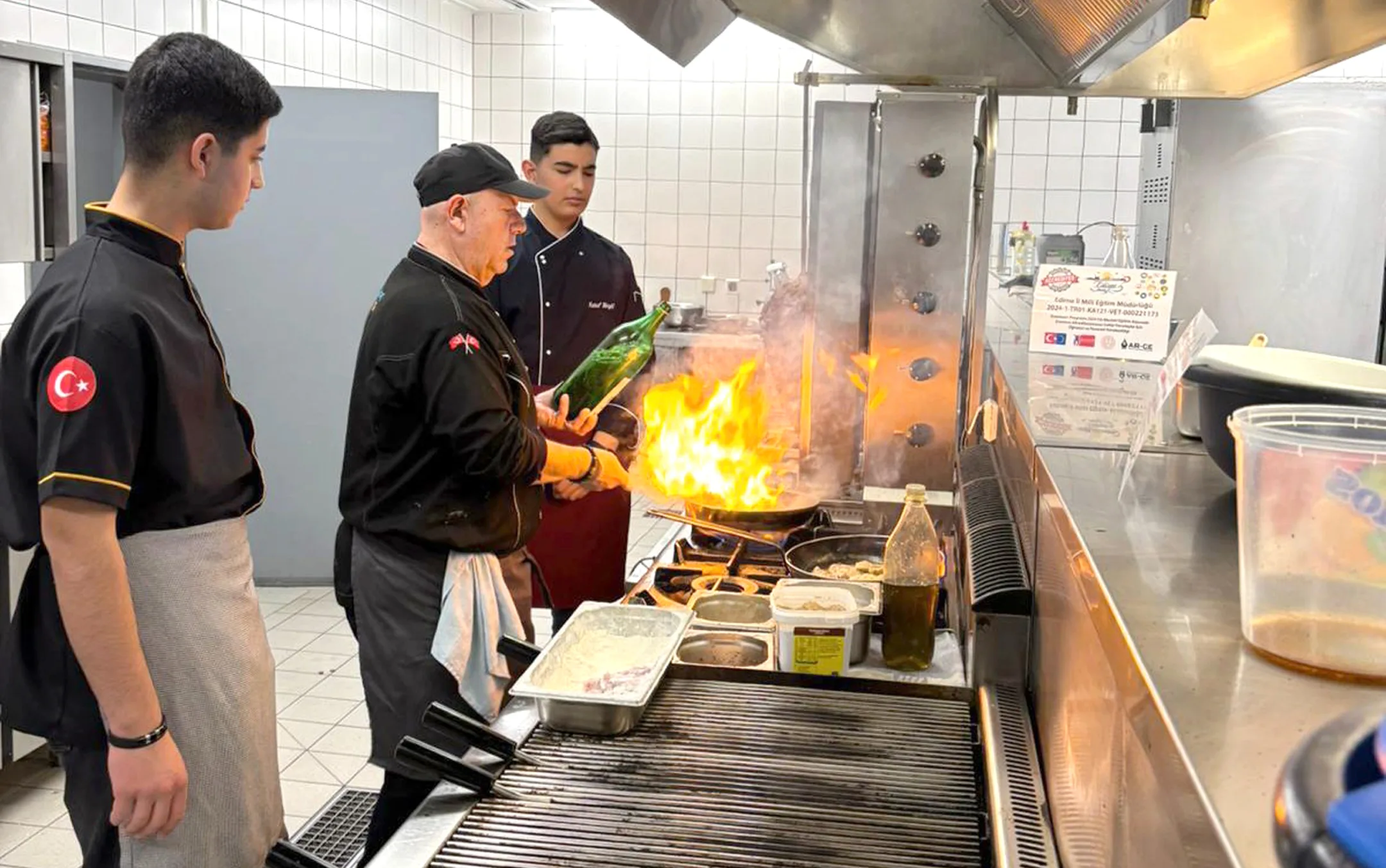 Edirneli aşçı adayları Münih’te mutfağa girdi
