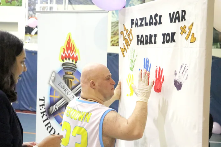 Dostluk basketbolu 2 - Tekirdağ’da “Sağlıklı Besleniyorum” programı kapsamında dostluk maçı yapıldı