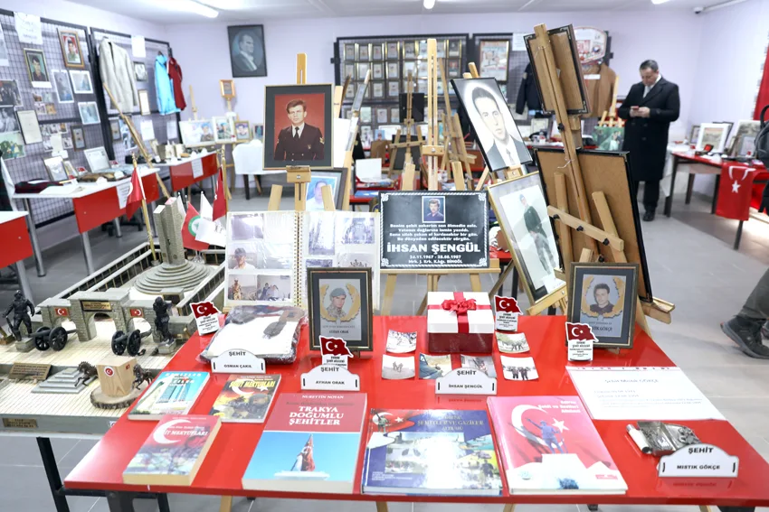 Edirne’de “Şehidimden Hatıra” sergisi açıldı
